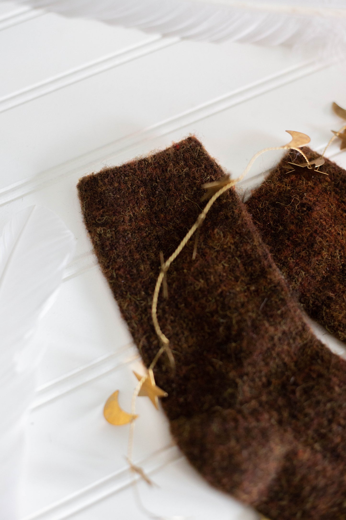 Cashmere Wool Sock Dark Brown