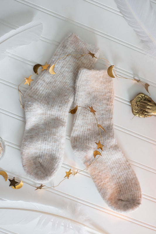 Cashmere Wool Sock Speckled