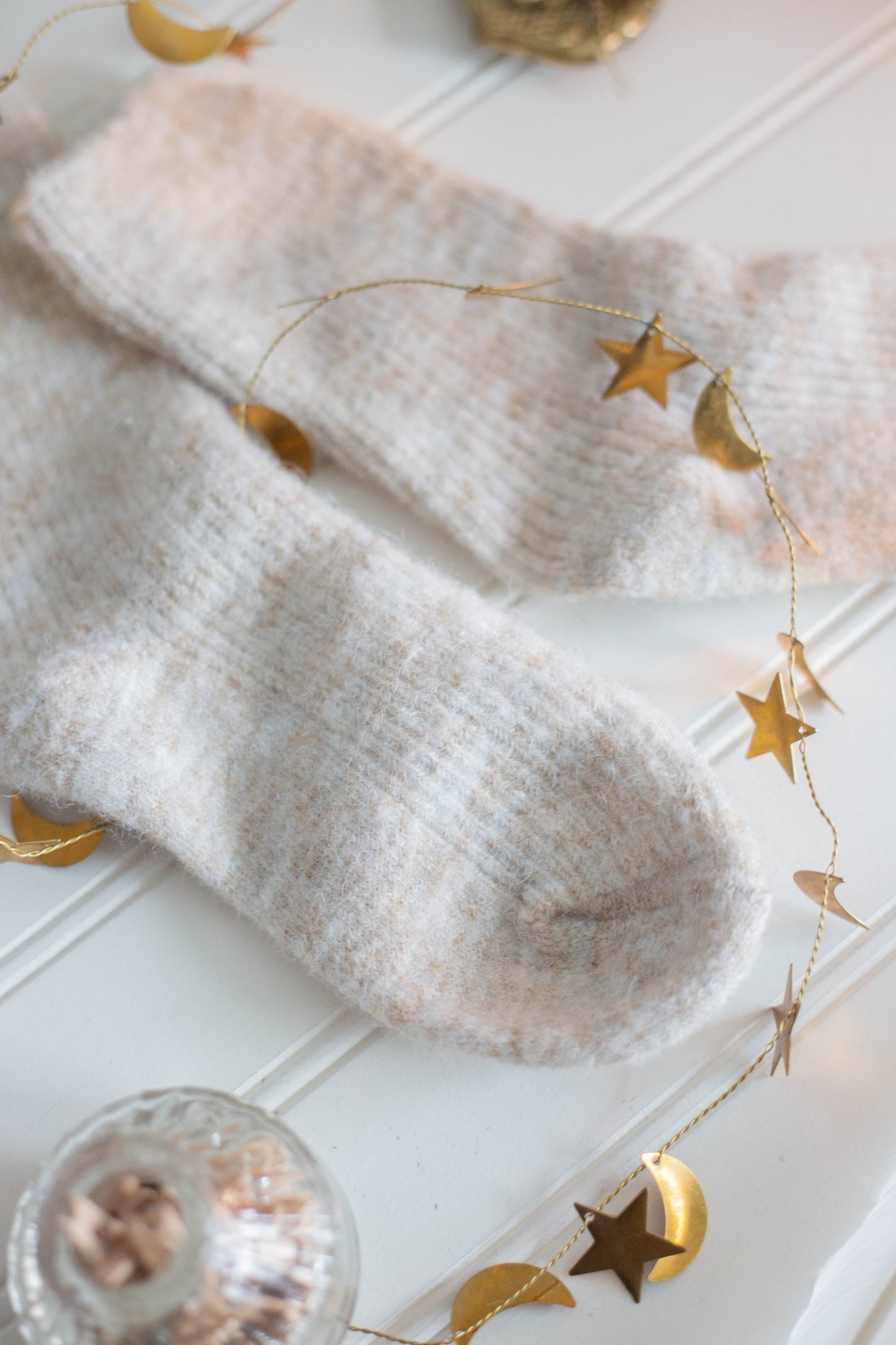 Cashmere Wool Sock Speckled