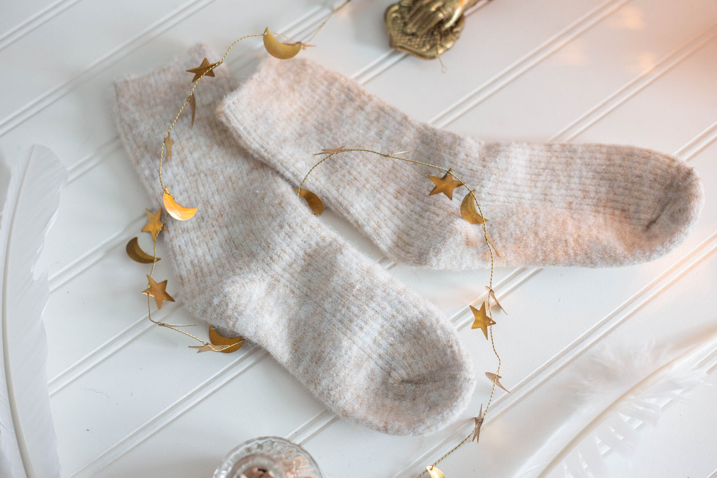 Cashmere Wool Sock Speckled