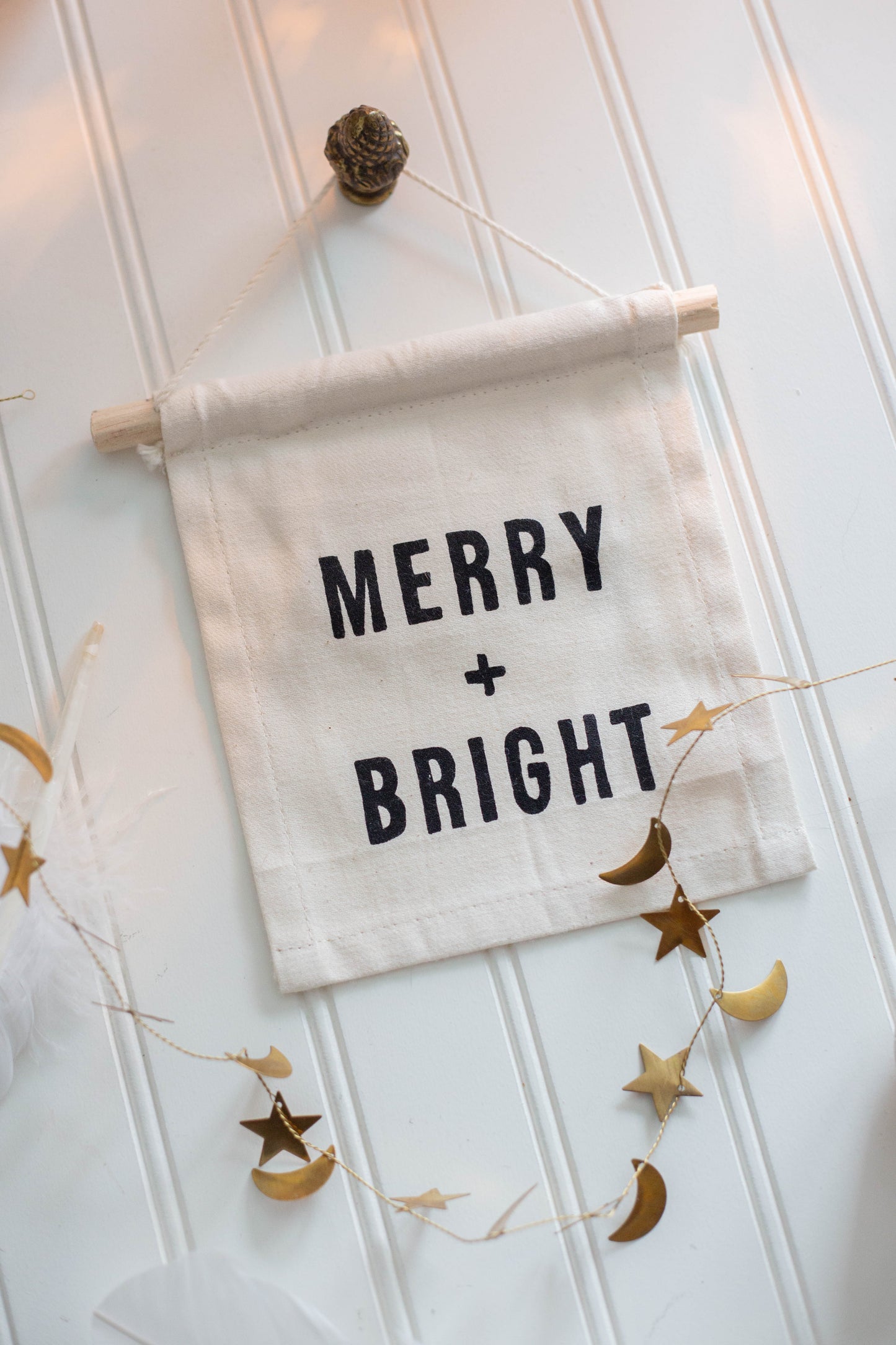 Merry + Bright Sign