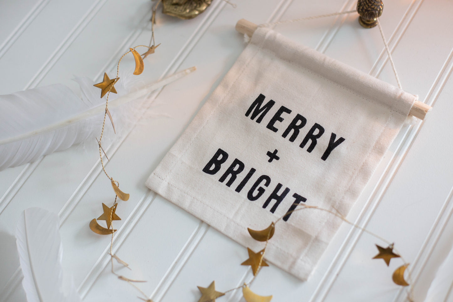 Merry + Bright Sign