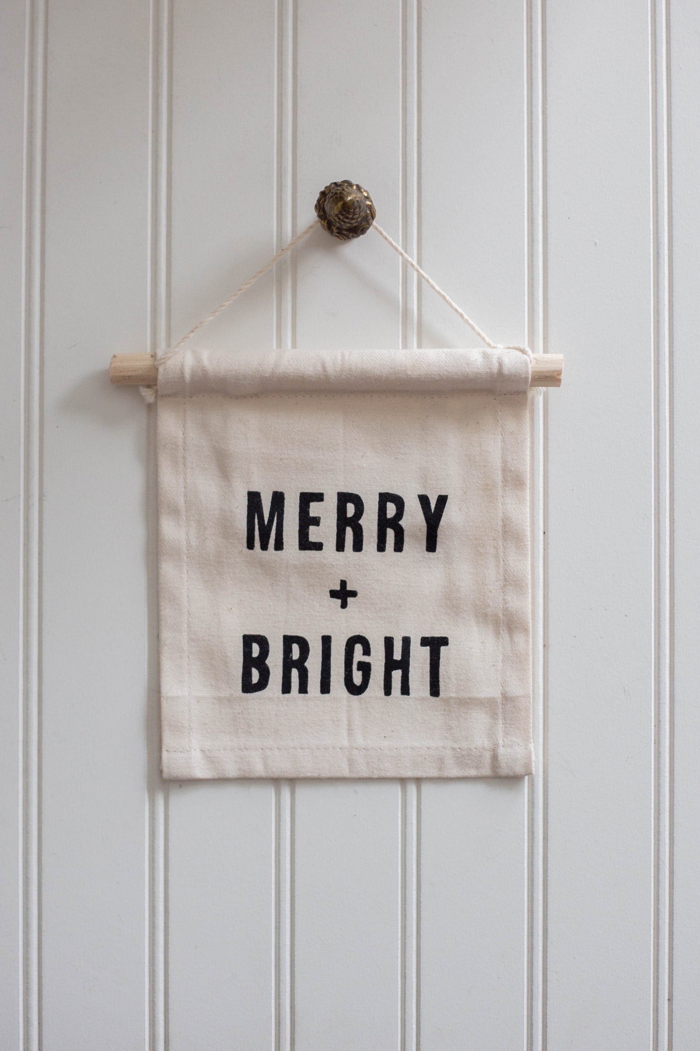 Merry + Bright Sign