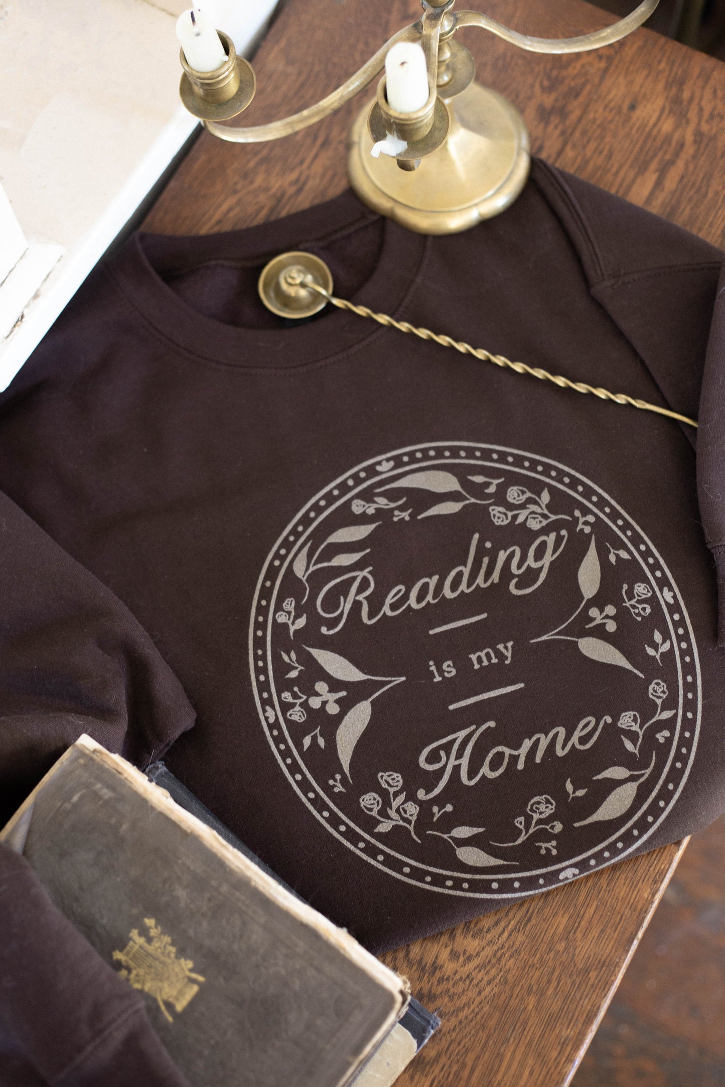 Reading is my Home Crewneck Sweatshirt