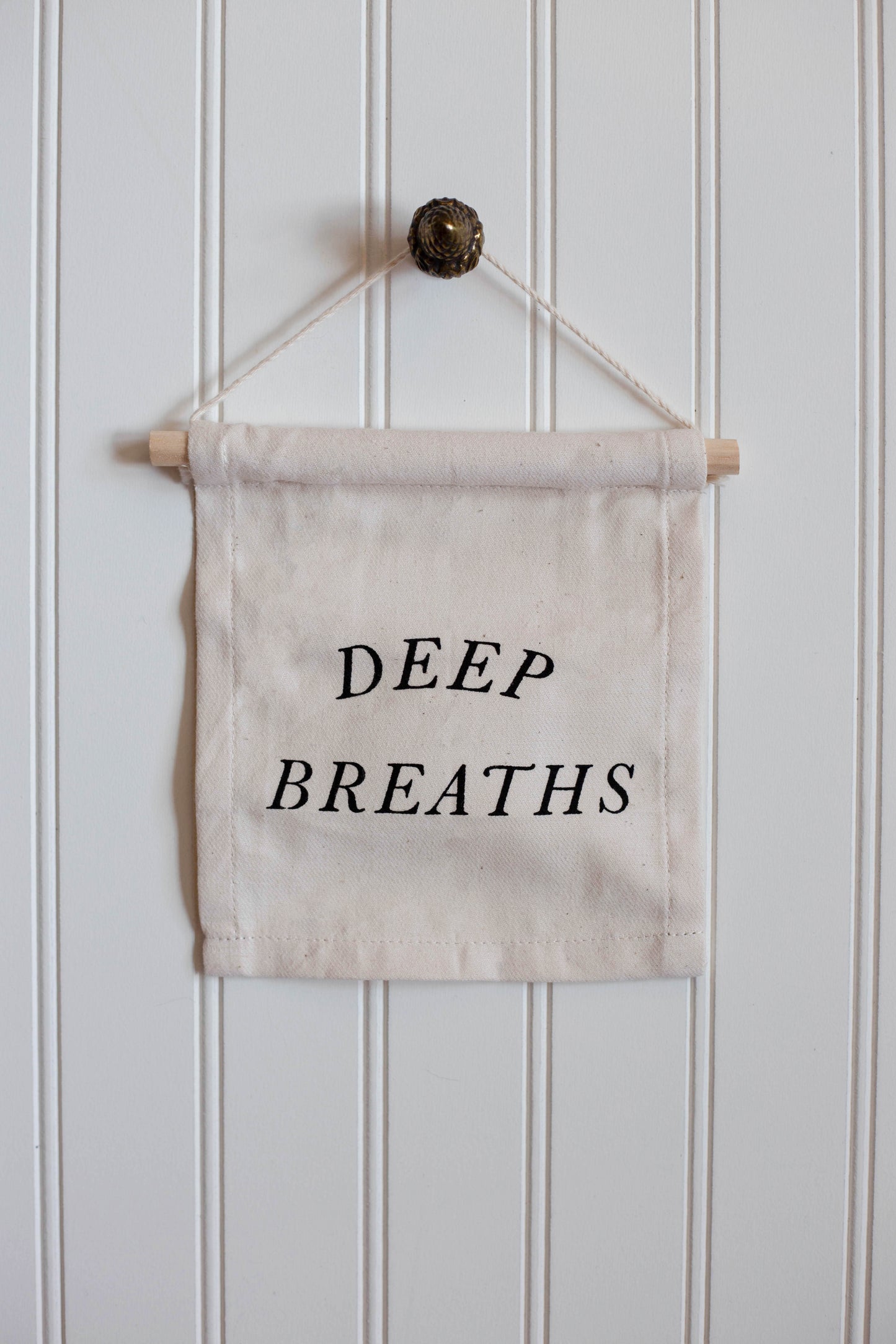 Deep Breaths Sign