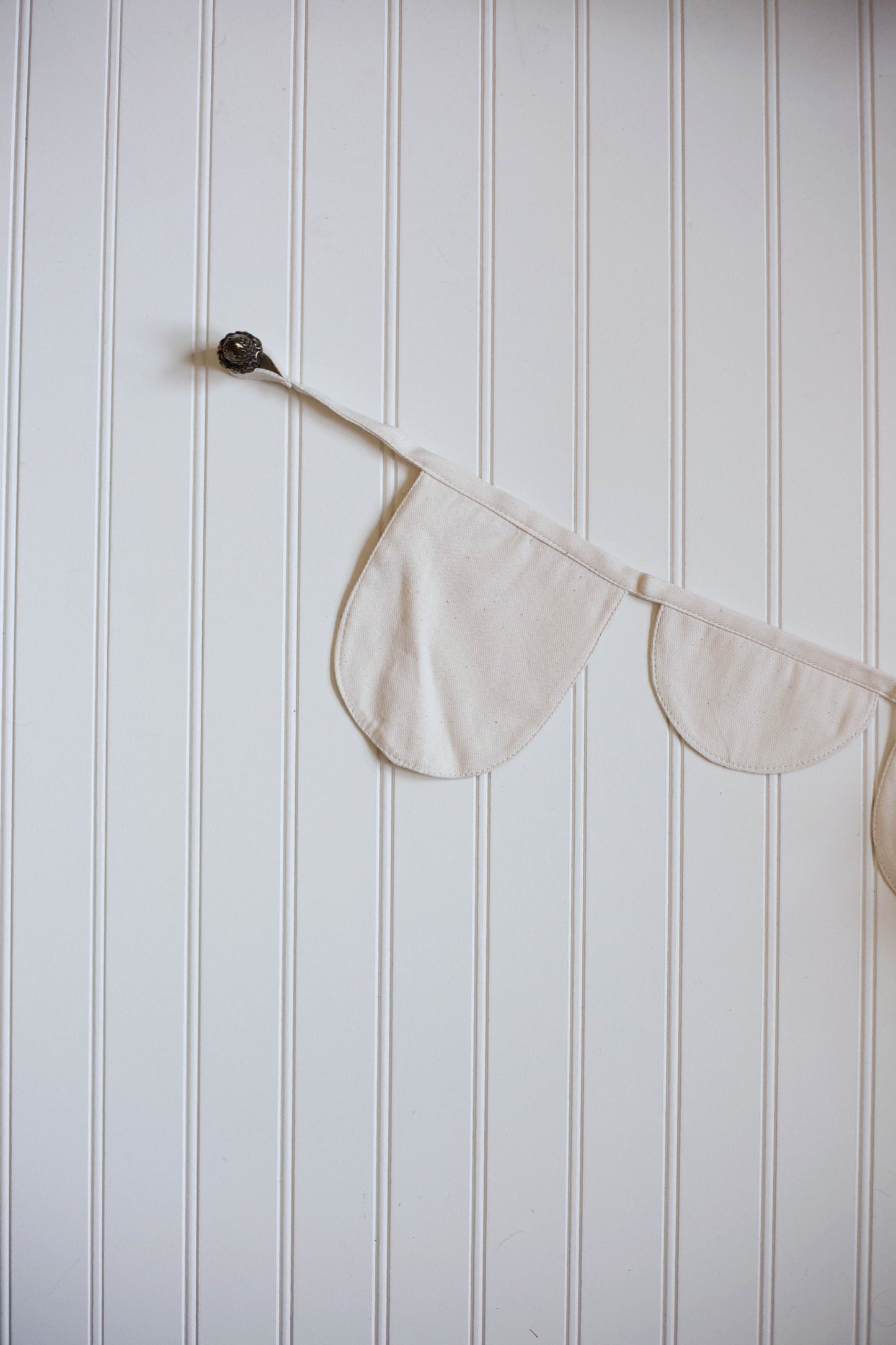 Scalloped Canvas Bunting