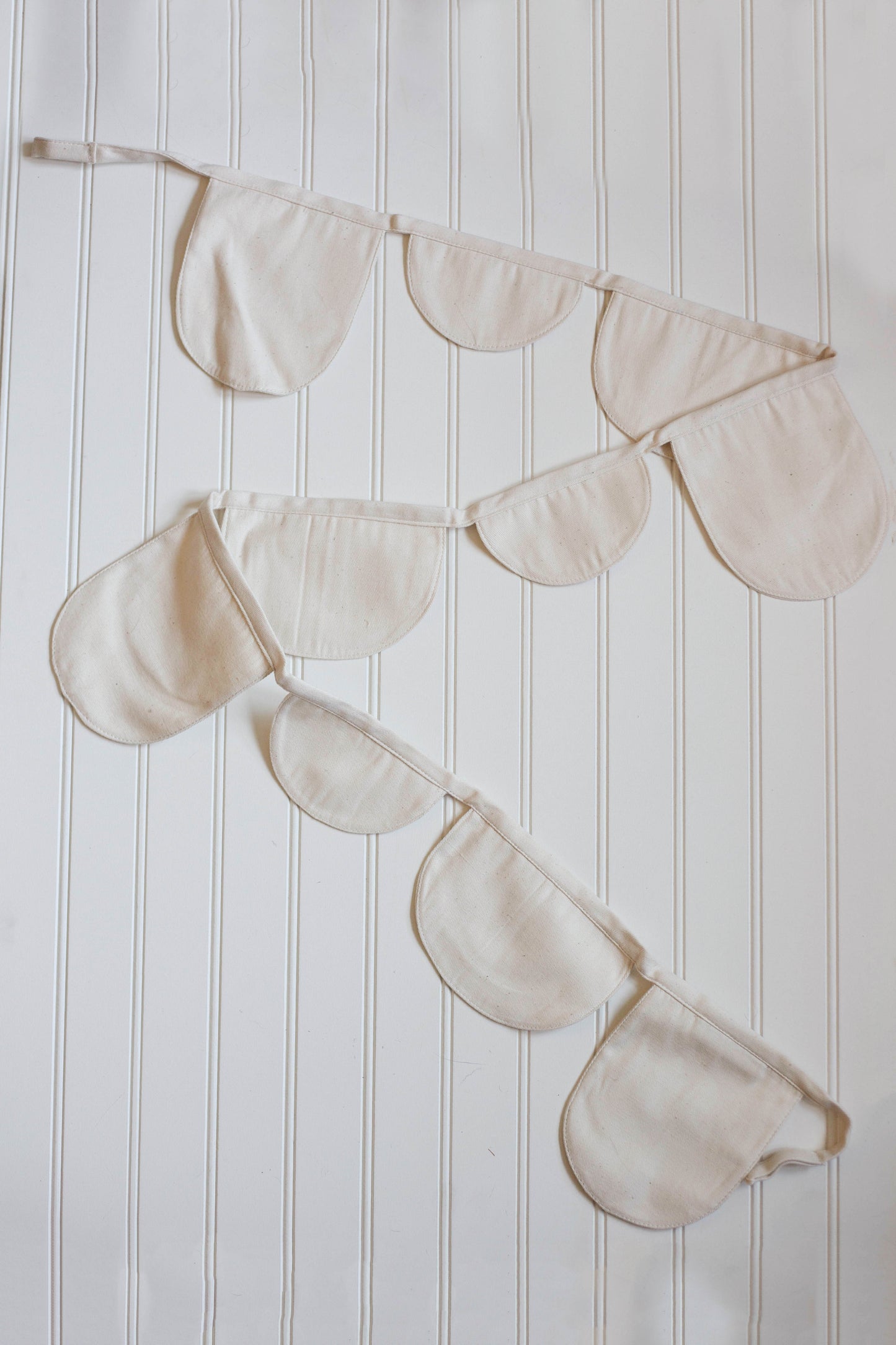 Scalloped Canvas Bunting