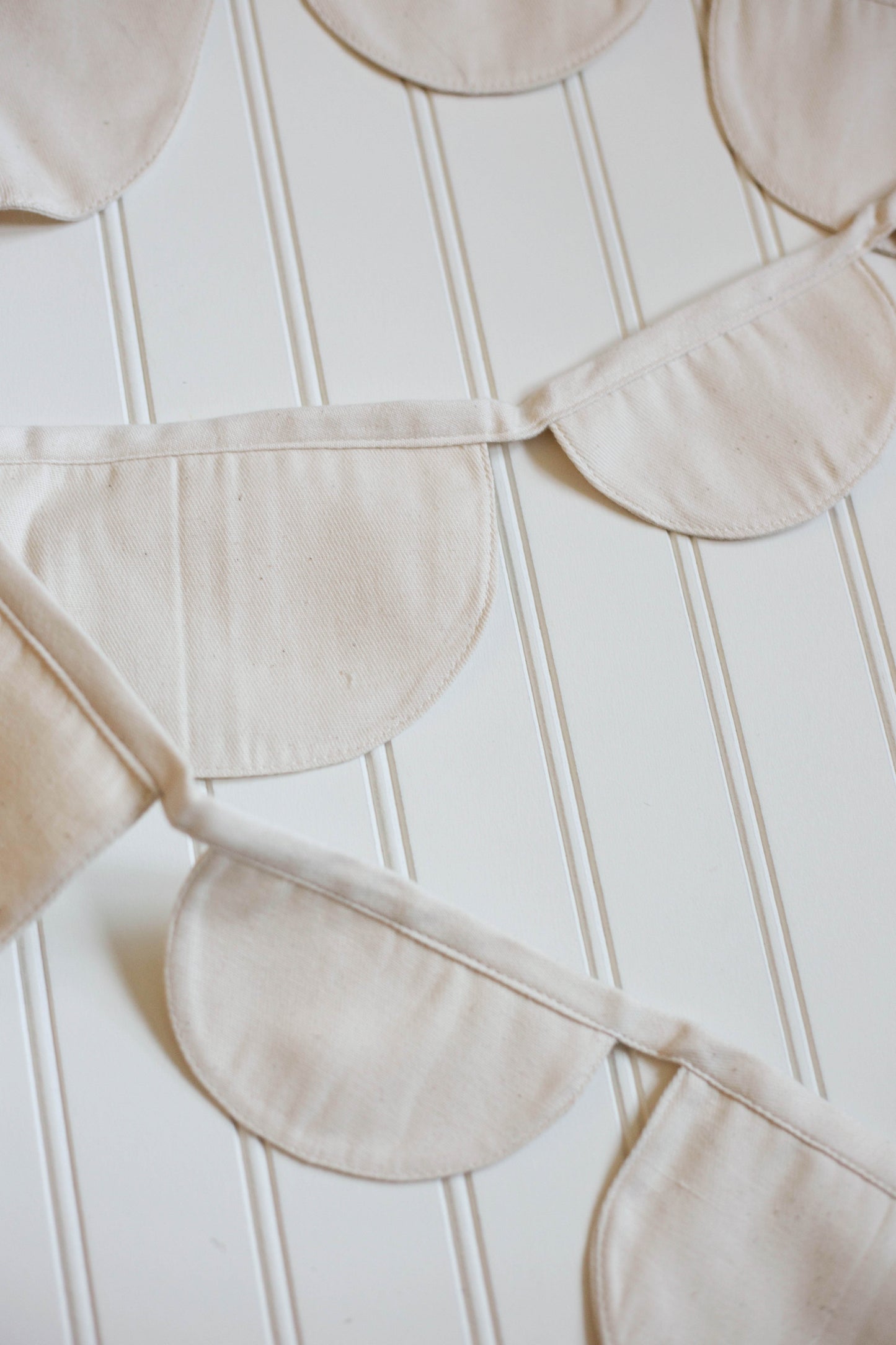 Scalloped Canvas Bunting