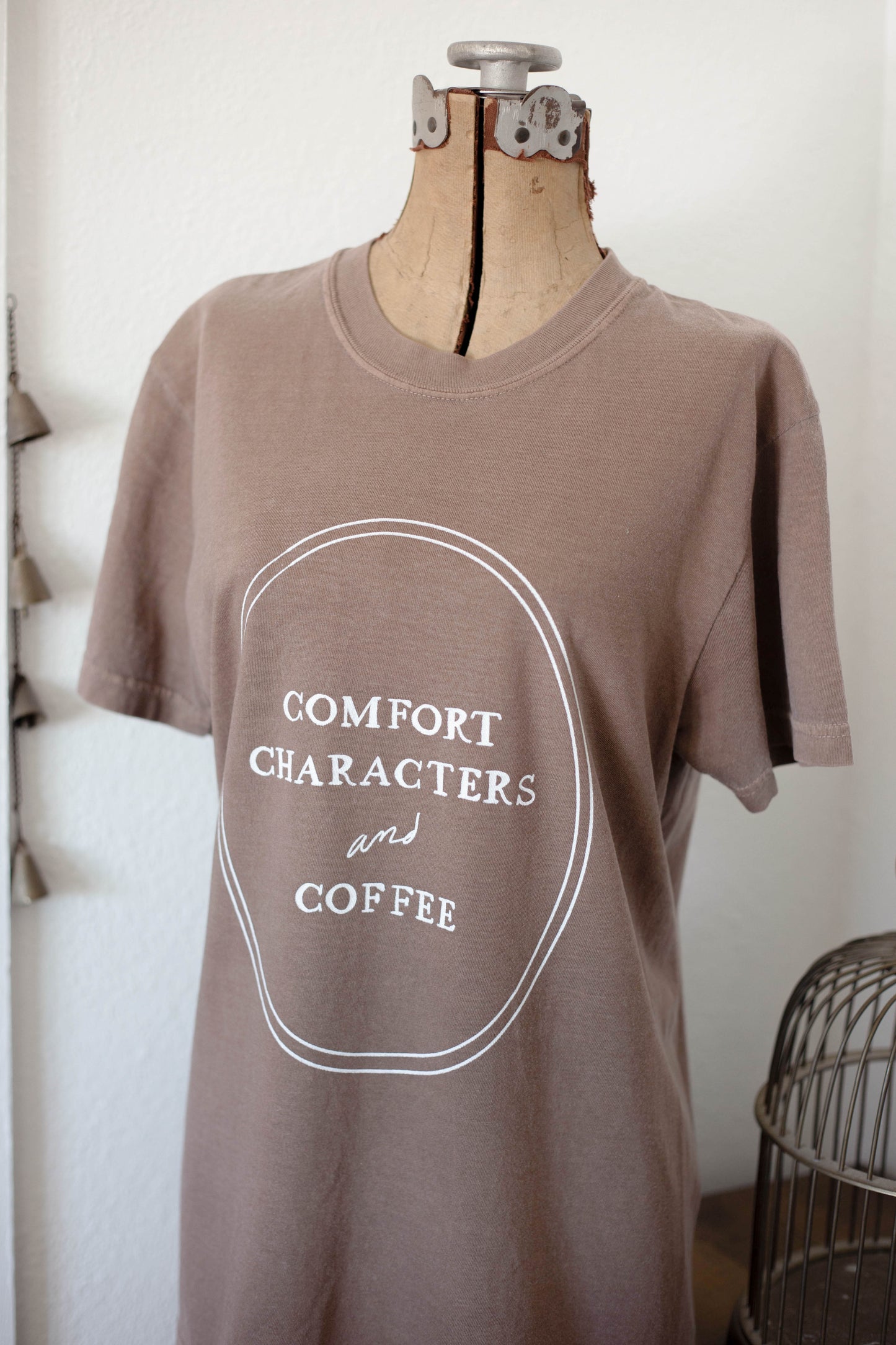 Comfort Characters and Coffee Tee - MADE TO ORDER