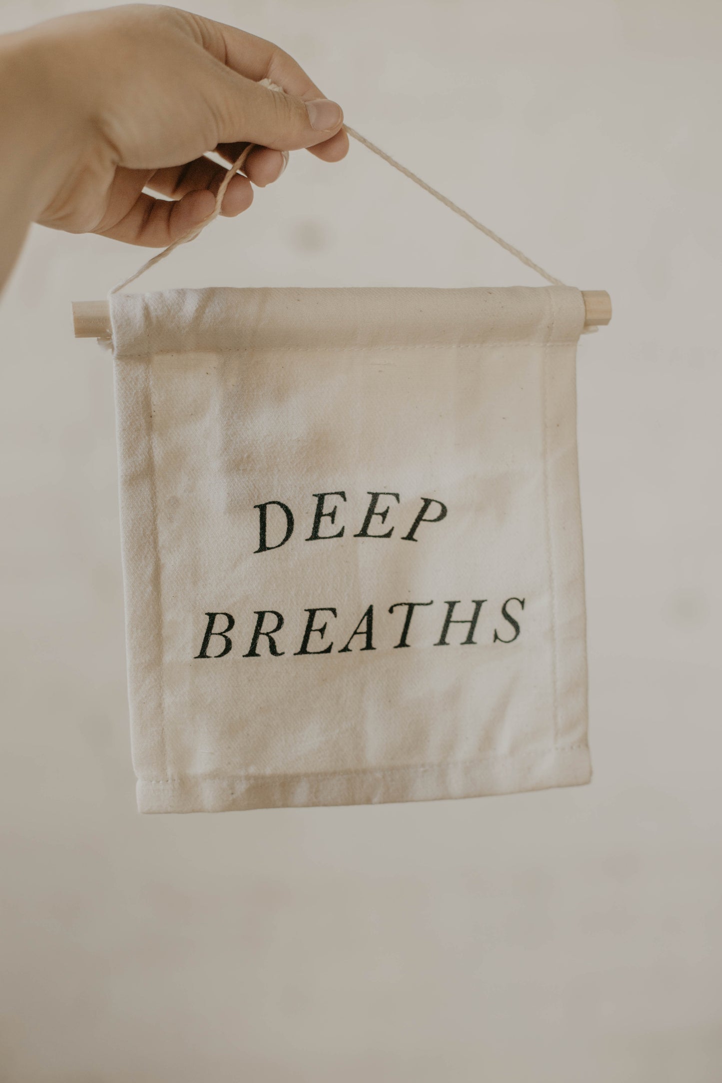 Deep Breaths Sign